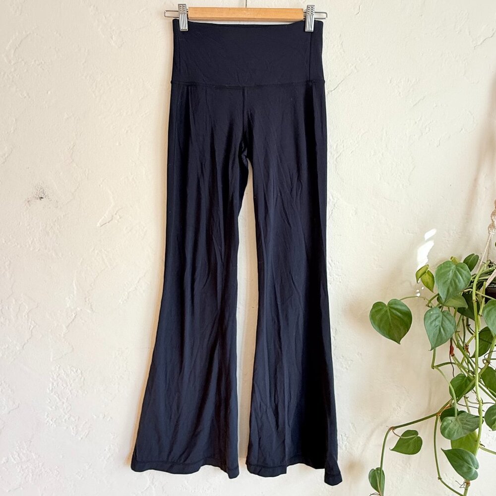 Sweaty Betty Black High-Waisted Flare Leggings - XS